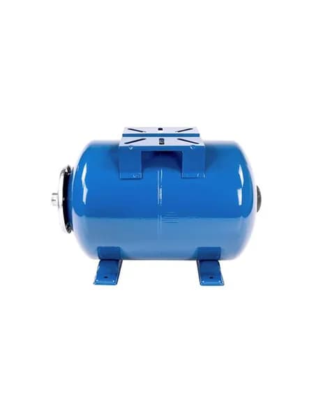 Гидроаккумулятор SANTREK AQUA 80л горизонтальный с площадкой, G1", синий