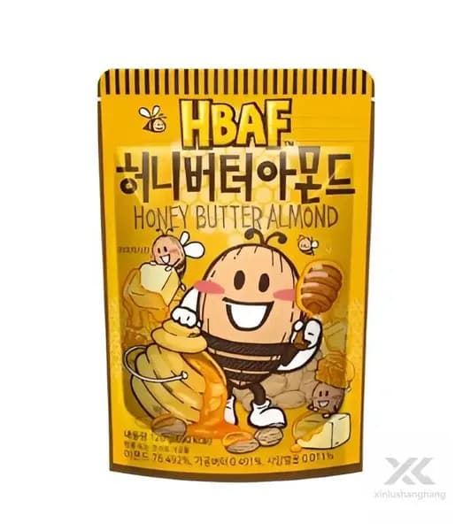 миндаль обжаренный, в меду, Корея, HBAF80g