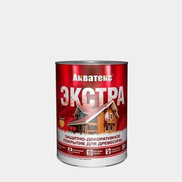 Акватекс Экстра, цвет Бесцветный, 0,8 л, пропитка по дереву, защитно-декоративное покрытие для древесины