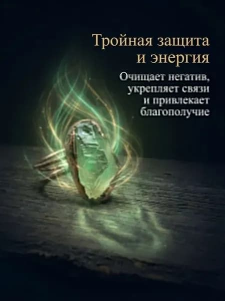 талисман Оберег Кольцо ведьмы-талисман из натурального