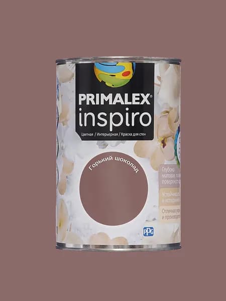 Краска для стен интерьерная Primalex Inspiro Горький Шоколад 1л
