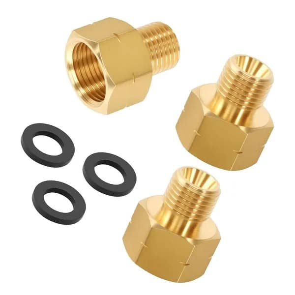 Газовый переходник латунный 3/8" внутр. на 1/4" внешн.