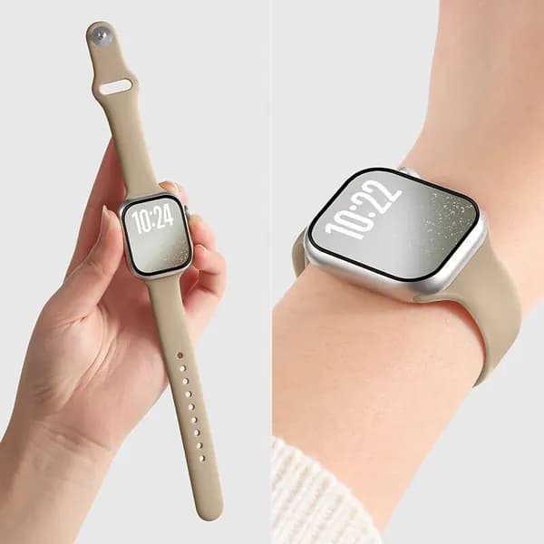 Силиконовый ремешок с петлей для Apple Watch 45мм 44мм 40мм 41мм 49мм, эластичный ремешок для iwatch ultra 9 8 7 6 5 4 3 SE