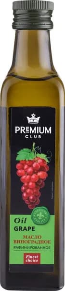 Масло виноградное PREMIUM CLUB рафинированное, 250мл