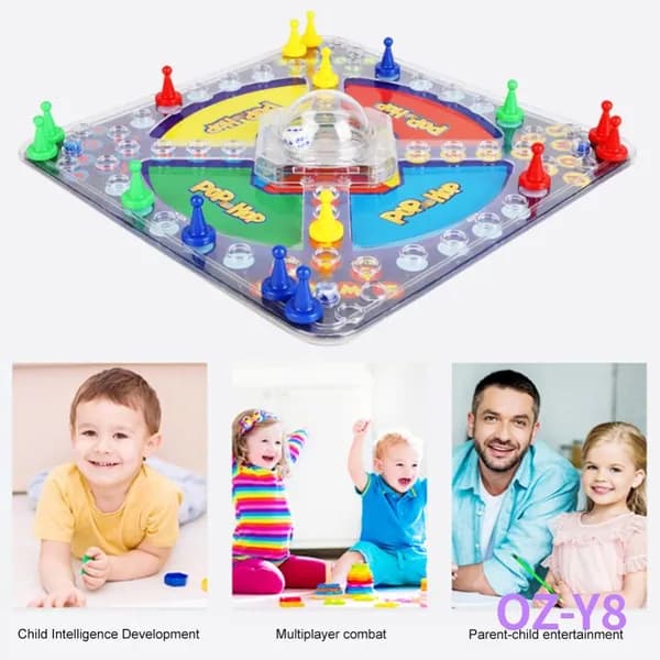 Настольная игра Авиатрасса с кубиком, от 3 лет