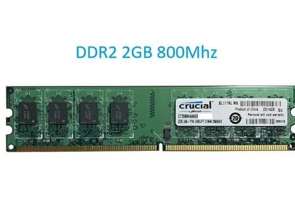 Crucial Оперативная память 2GB  DDR2 800 U-DIMM DDR2, 800 МГц, 1 x 2 ГБ (ct25664aa800)
