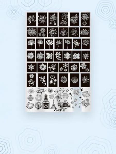 Пластина для штампов маникюра, - 11