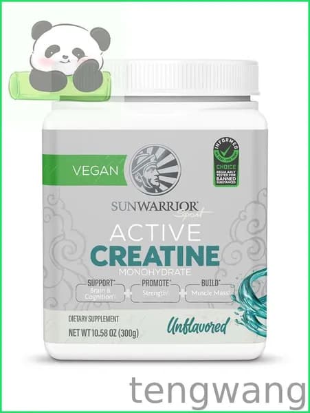 Креатин моногидрат порошок Sunwarrior Sport Active Unflavored, без аромата и вкуса, 60 порций, 300 г