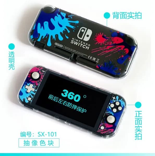 Защитный чехол для Switch Lite, полное покрытие верхней и нижней частей, окрашенный защитный чехол для игровой консоли NSL.