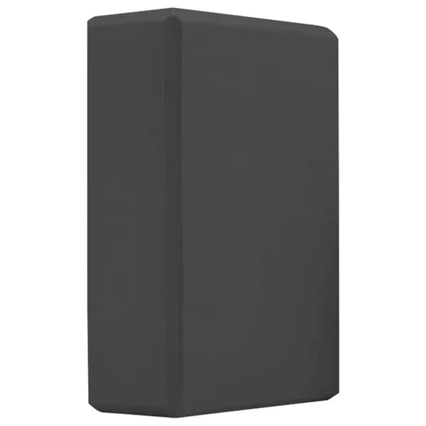 Йога-кирпич из ЭВА, чёрный, 23 15 7,6 см