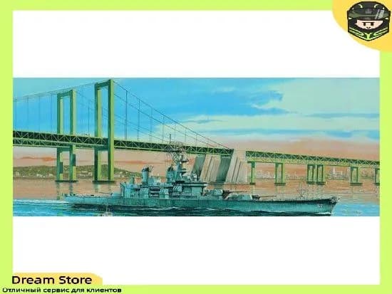 Trumpeter 05702 1/700 Соединенные Штаты Америки BB-62 Нью-Джерси 1983 Модель сборки судна