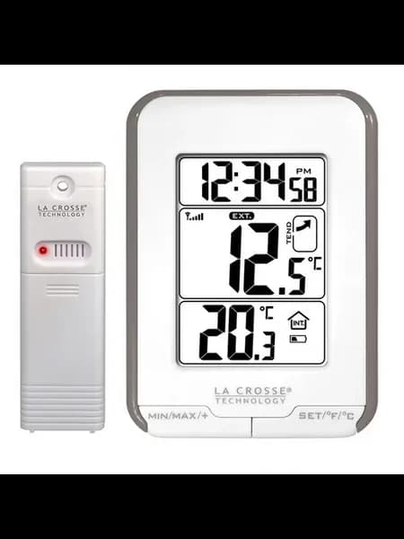 WS6810 Термометр с наружным датчиком, тауп