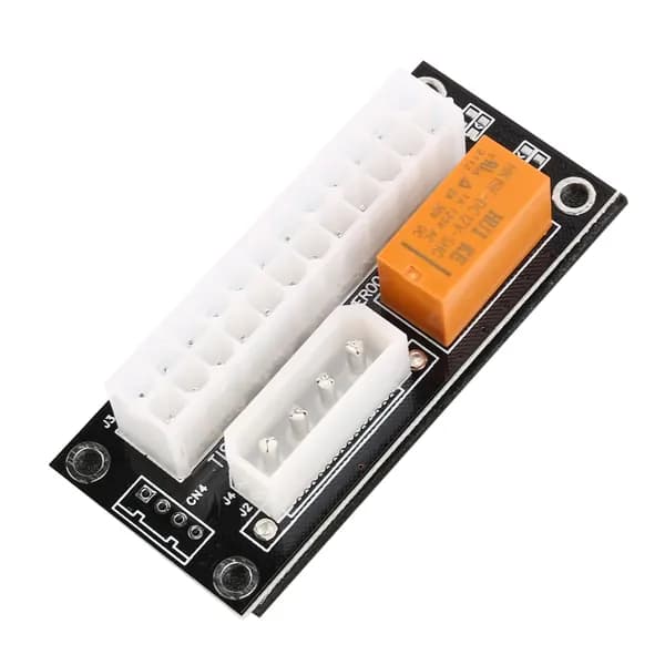 Двойной блок питания Адаптер синхронизации Add2Psu ATX 24Pin на 4Pin Molex