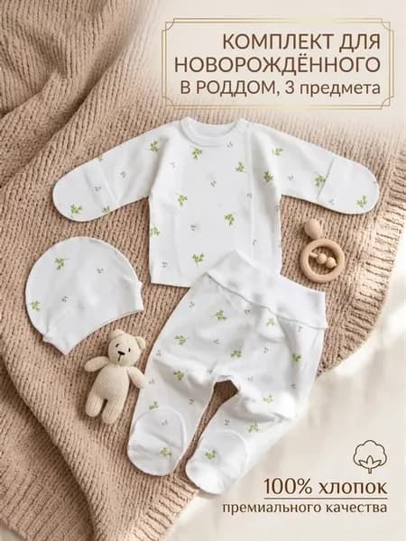 Комплект одежды для новорожденного в роддом