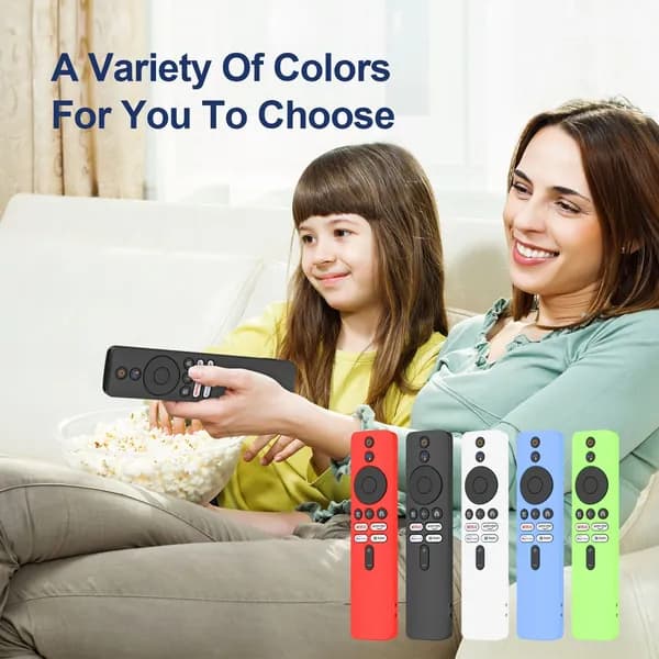 Чехол для пульта Xiaomi TV Box S (2 поколение), силиконовый, защитный, салатовый, 16.5x4x1.65 см