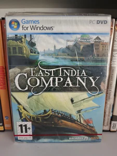 Видеоигра Ост-Индская компания (East-India Company) 2009 на ПК DVD (диск в плёнке!)