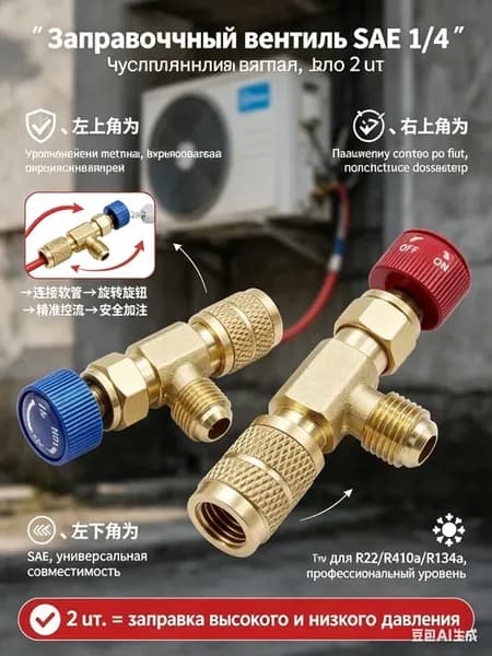 Заправочный вентиль SAE 1 4