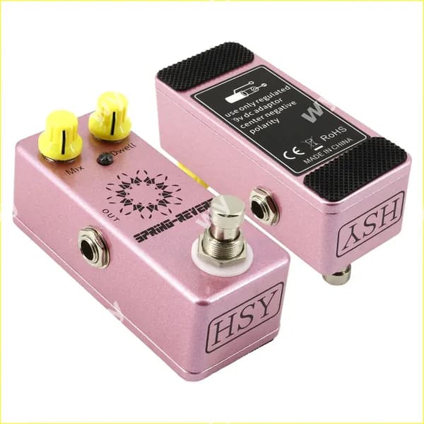 Эксклюзивная гитарная педаль Mosky Spring Reverb для бас и электрогитары, создающая эффект реверберации