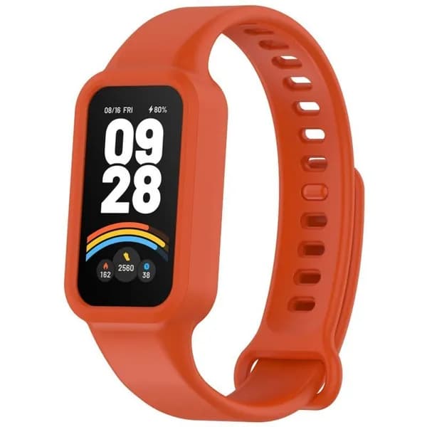 Ремешок для Xiaomi Smart Band 9 Active / Redmi Smart Band 3 сменный силиконовый ремешок чехол 9active