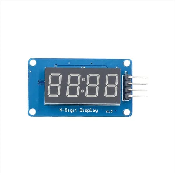 Модуль светодиодного дисплея TM1637 4-бит для Arduino, 7-сегментный тактовый индикатор с красным анодом (0,36 дюйма) и плата драйвера последовательного порта 4