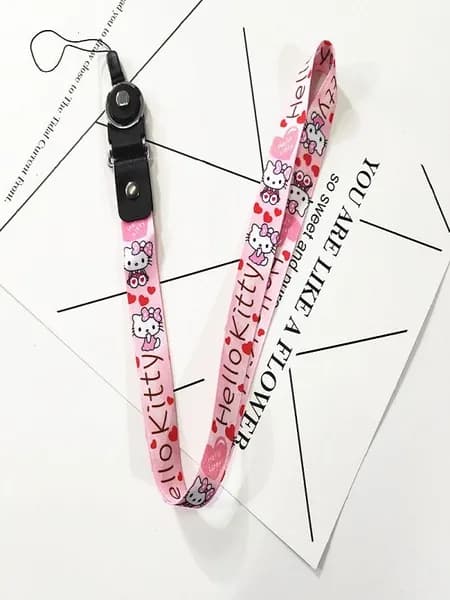 Модный галстукбант с принтом в стиле Ланьяде мягкий тканый материал, подходящий для изготовления значков, пропусков, телефонных карточек и выставочных бейджей. Креативный мультяшный узор (1 шт.)