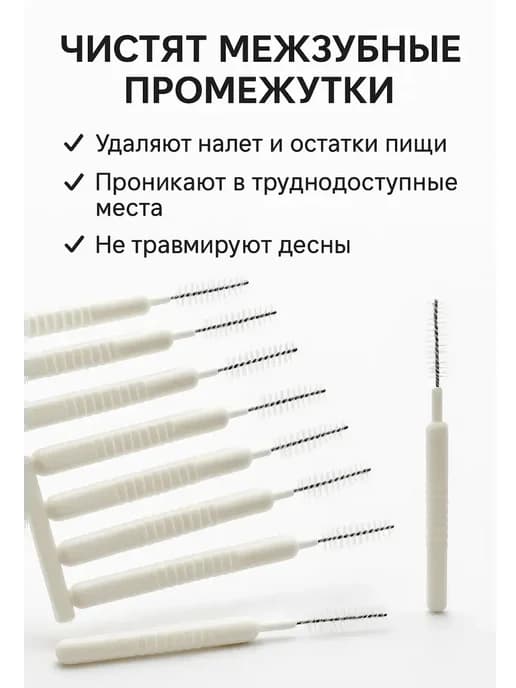 Межзубные ершики 30 шт