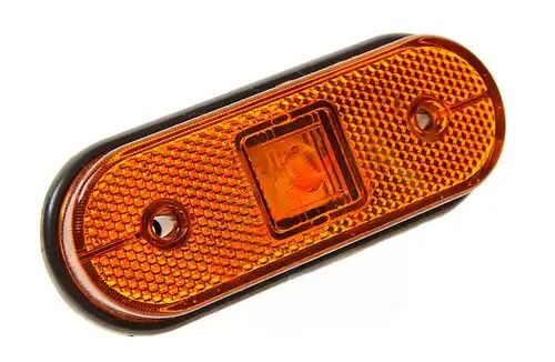 Фонарь габаритный 12/24V, желтый, 1 LED, универс.