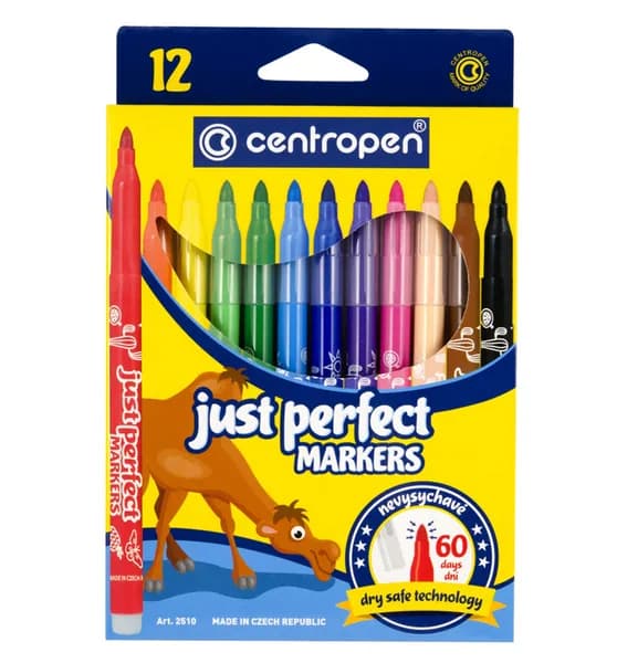 Набор фломастеров Centropen Perfect 12 цветов