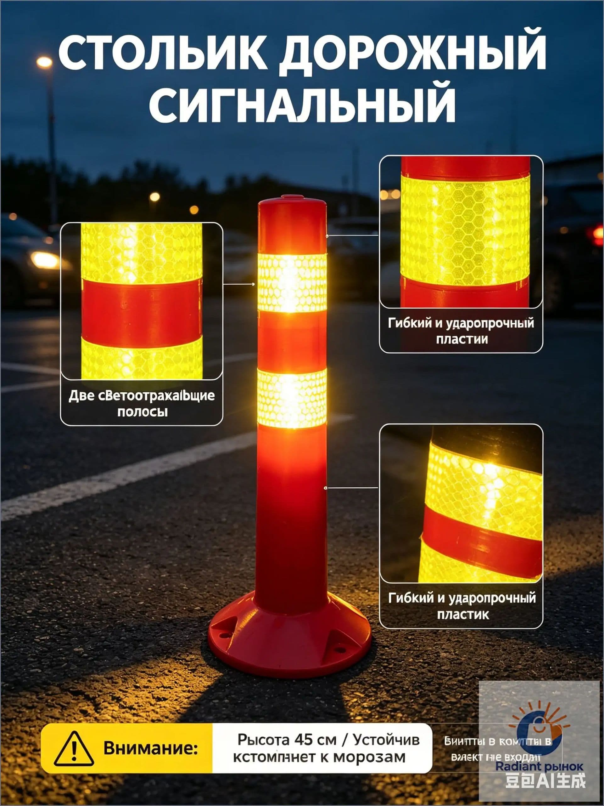 Столбики парковочные, 1 шт.
