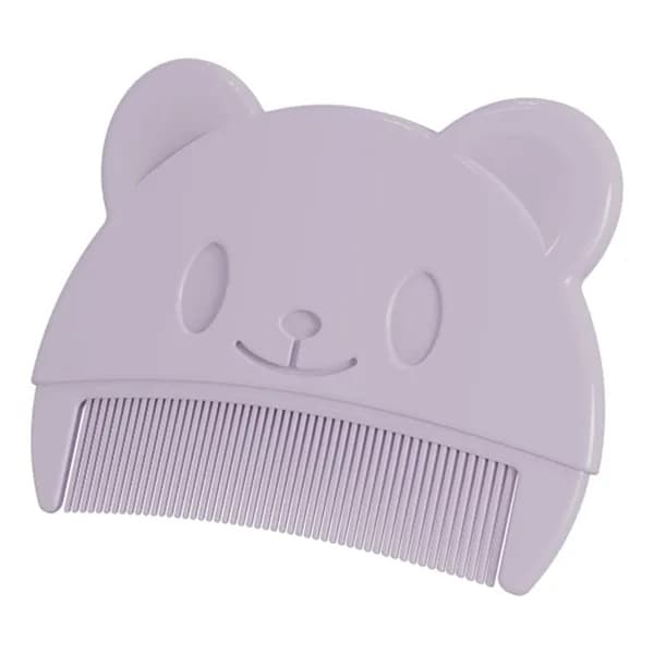 Детская расческа для удаления внутриутробной грязи-purple bear comb