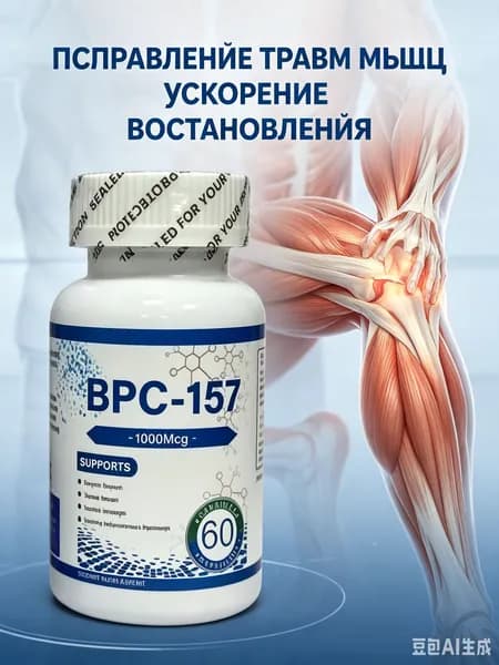 Пептид для заживления ран,желудка,суставов и связок BPC-157 Jiabei health 60 caps/ БПС-157 Jiabei Health 60 капс