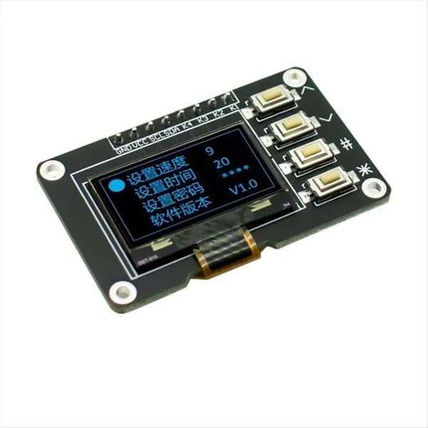 0,96-Дюймовый OLED-Дисплей 12864 Модуль IIC SSD1315 Синий