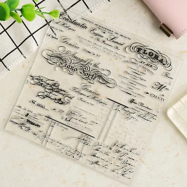 Новый Дизайн Flora City Резиновый Штамп для Скрапбукинга DIY Decorative Crafts Card