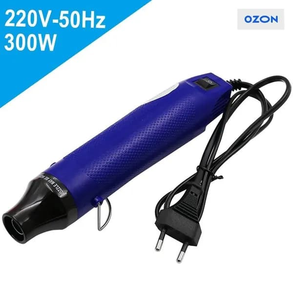 Фен для волос QQ05_AB-QQ05-Blue 300 Вт, синий