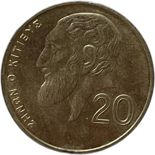 Монета Кипр 20 центов 2001