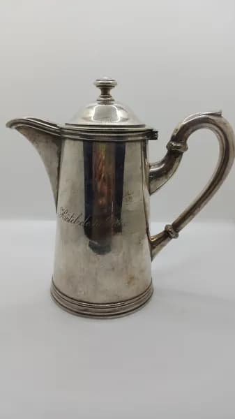 Винтажный кофейник Германия посеребрение