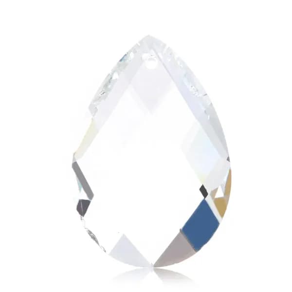 1pc Grid Clear люстра стеклянная лампа Prisms Запчасти подвесные капли подвески 38 мм