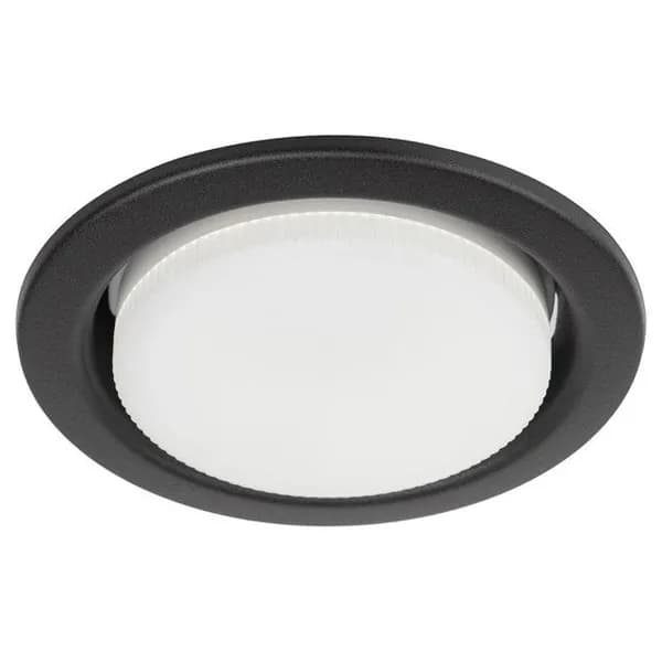 Светильник встраиваемый ЭРА Luna KL35 GX53 черный матовый