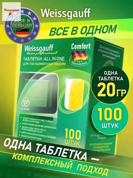 Очиститель для посудомоечных машин