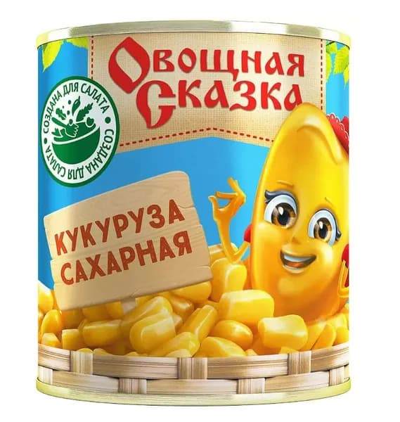 Овощная сказка Кукуруза сахарная, 310 г