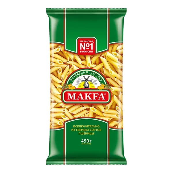 Макаронные изделия Makfa Перья 450 г