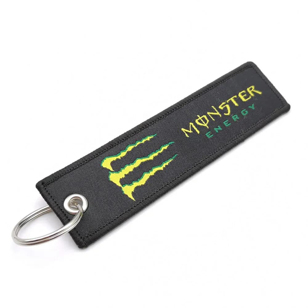 Брелок для мотоцикла Monster Energy, нейлоновая ткань для Yamaha YZF R125 YZR M1 Kawasaki, аксессуары для мотоциклов