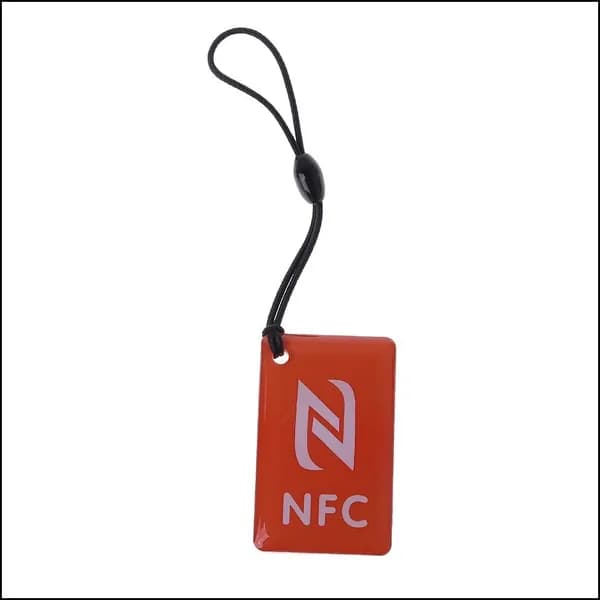Водонепроницаемая эпоксидная карта Ntag213 с NFC-меткой-красный