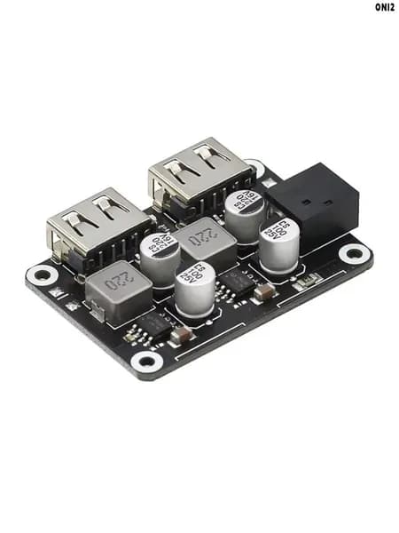 J3Двойной USB Quick Charge Module Ввод 6V-30 В ОДИН-PORT 18W Для QC2.0 QC3.0 ПЛОТА Автомобиля
