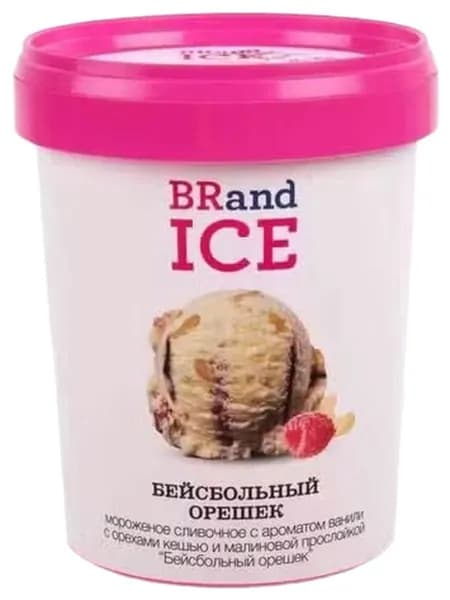 Мороженое BRandICE бейсбольный орешек 500 г