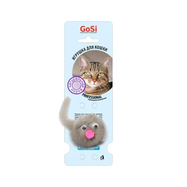 GoSi игрушка "Зверек из норки" для кошек