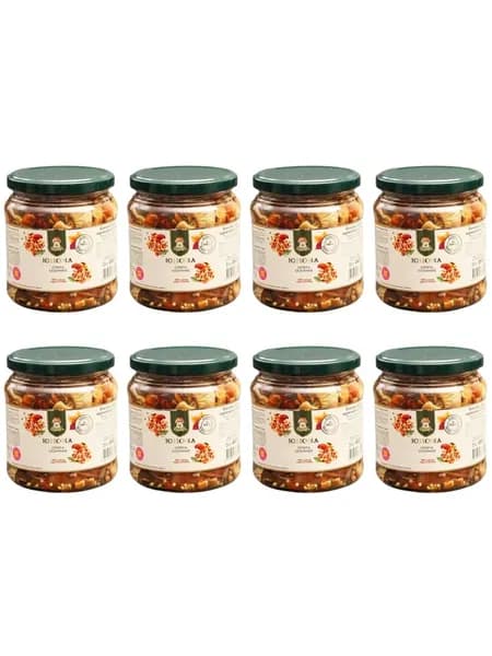 ЮНОНА Грибы Опята маринованные "Осенние" 460 г, 8 шт