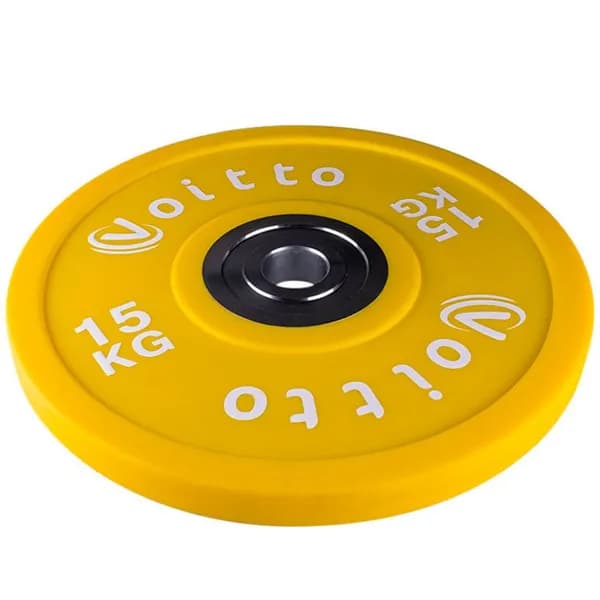 Диск бамперный Voitto V-406 CPU 15 кг, цветной (d51)