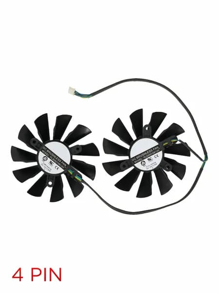 Вентилятор парный 4pin для видеокарты MSI R6970 R7970