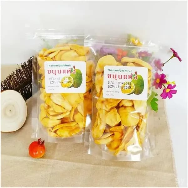 Дольки джекфрута хрустящие, 150г2, качественный вьетнамский снек
